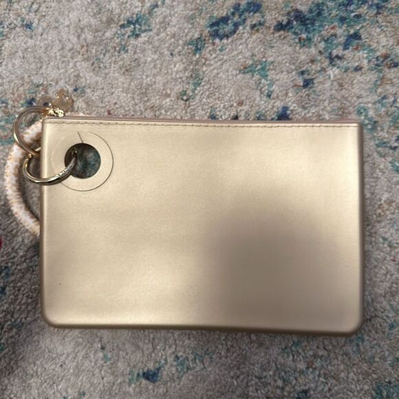 NWOT Oventure Silicone Big O Key Ring w/Large Silicone Pouch -Gold - Picture 6 of 10